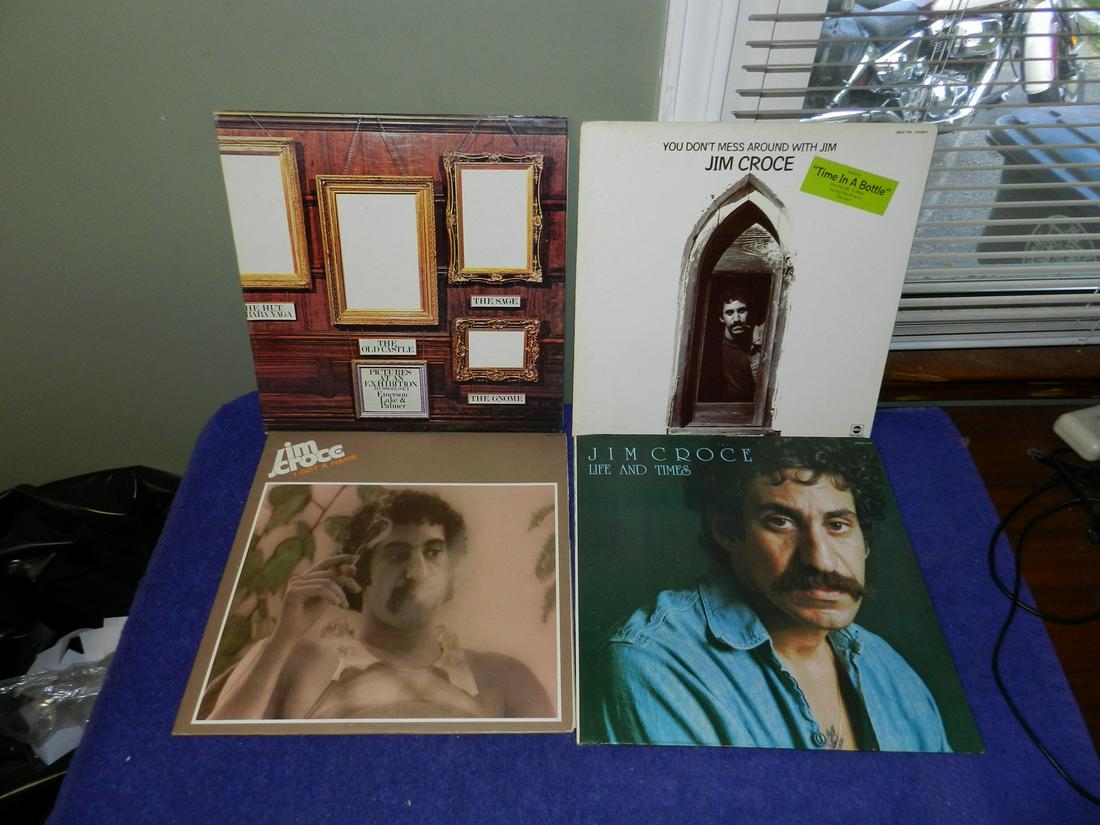LOT OF VINTAGE RECORDS JIM CROCE MORE (1 of 1)