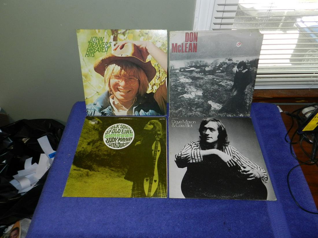 LOT OF VINTAGE RECORDS DON MCLEAN JOHN DENVER: LOT OF VINTAGE RECORDS DON MCLEAN JOHN DENVER
