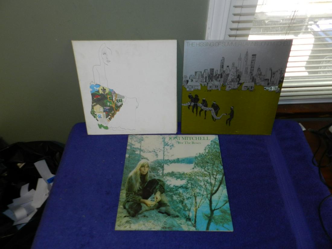 LOT OF VINTAGE RECORDS JONI MITCHELL (1 of 1)