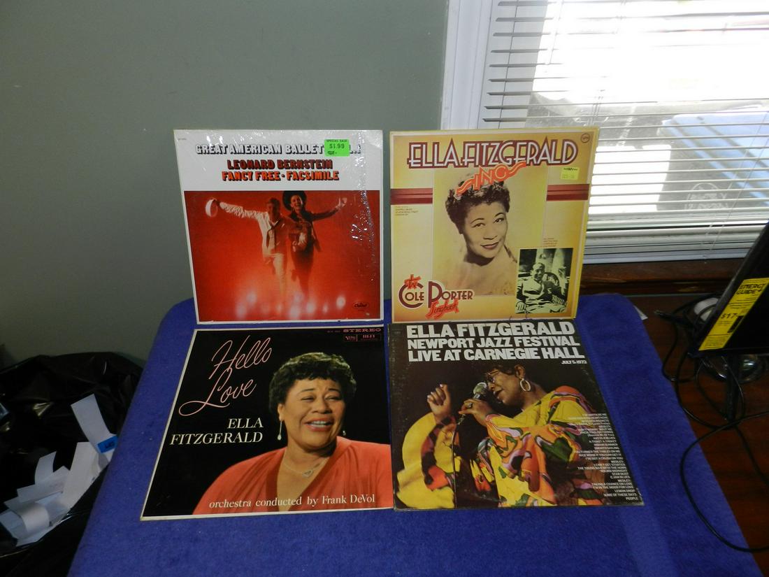 LOT OF VINTAGE RECORDS ELLA FITZGERALD (1 of 1)