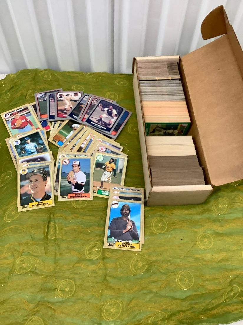 Box Full of 1980's Baseball Cards including Donruss, Topps, Score, Fleer and More (1 of 1)