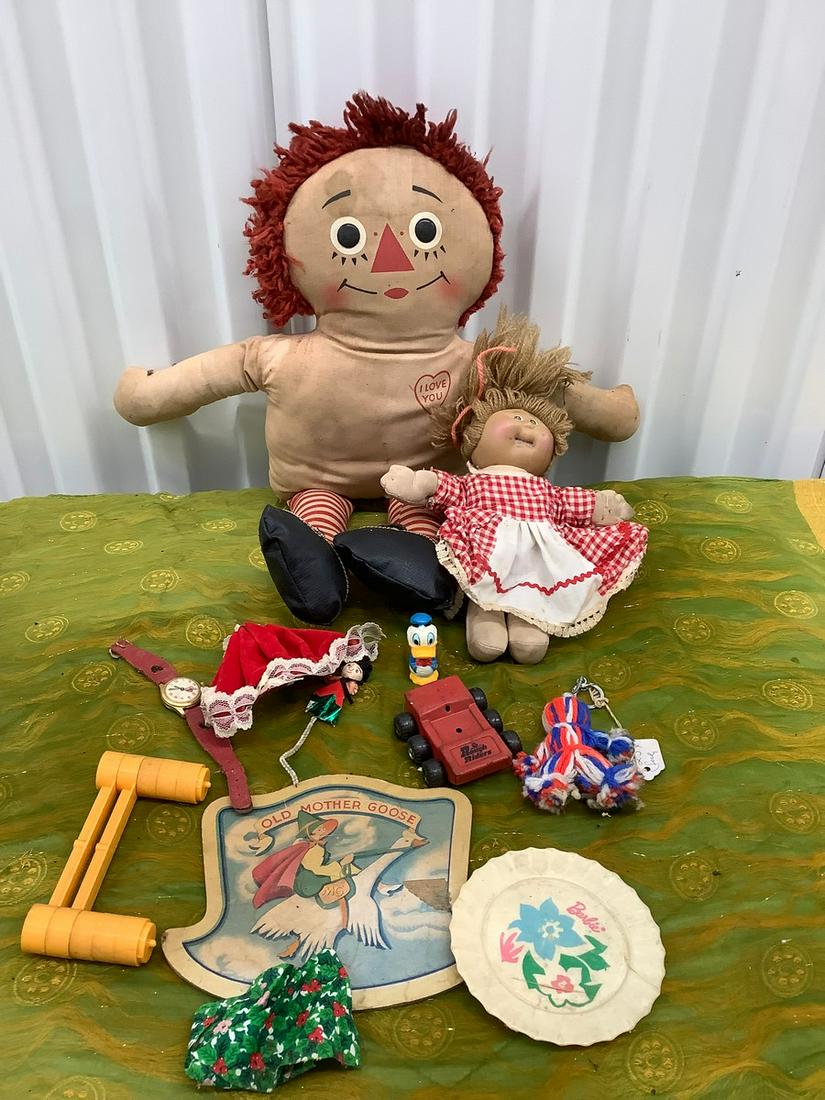 Vintage Raggedy Ann, Cabbage Patch doll and more (1 of 1)