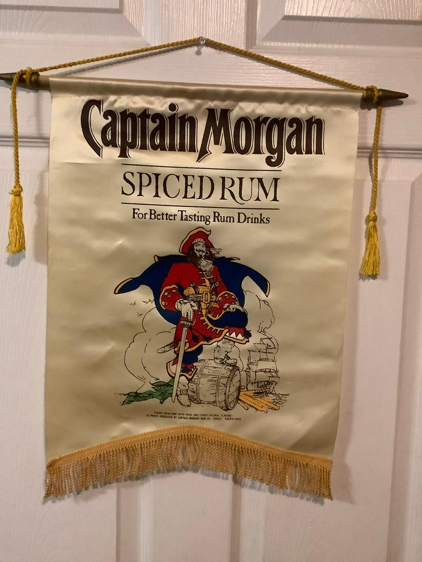 Captain Morgan Spiced Rum Wall Hanging 18.5x19 (1 of 1)