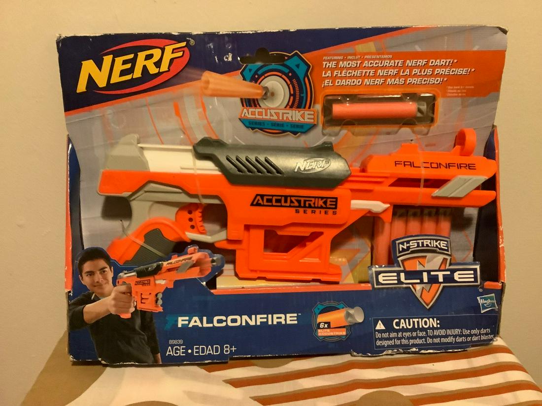 Nerf Accustrike Series Falconfire Gun: Nerf Accustrike Series Falconfire Gun