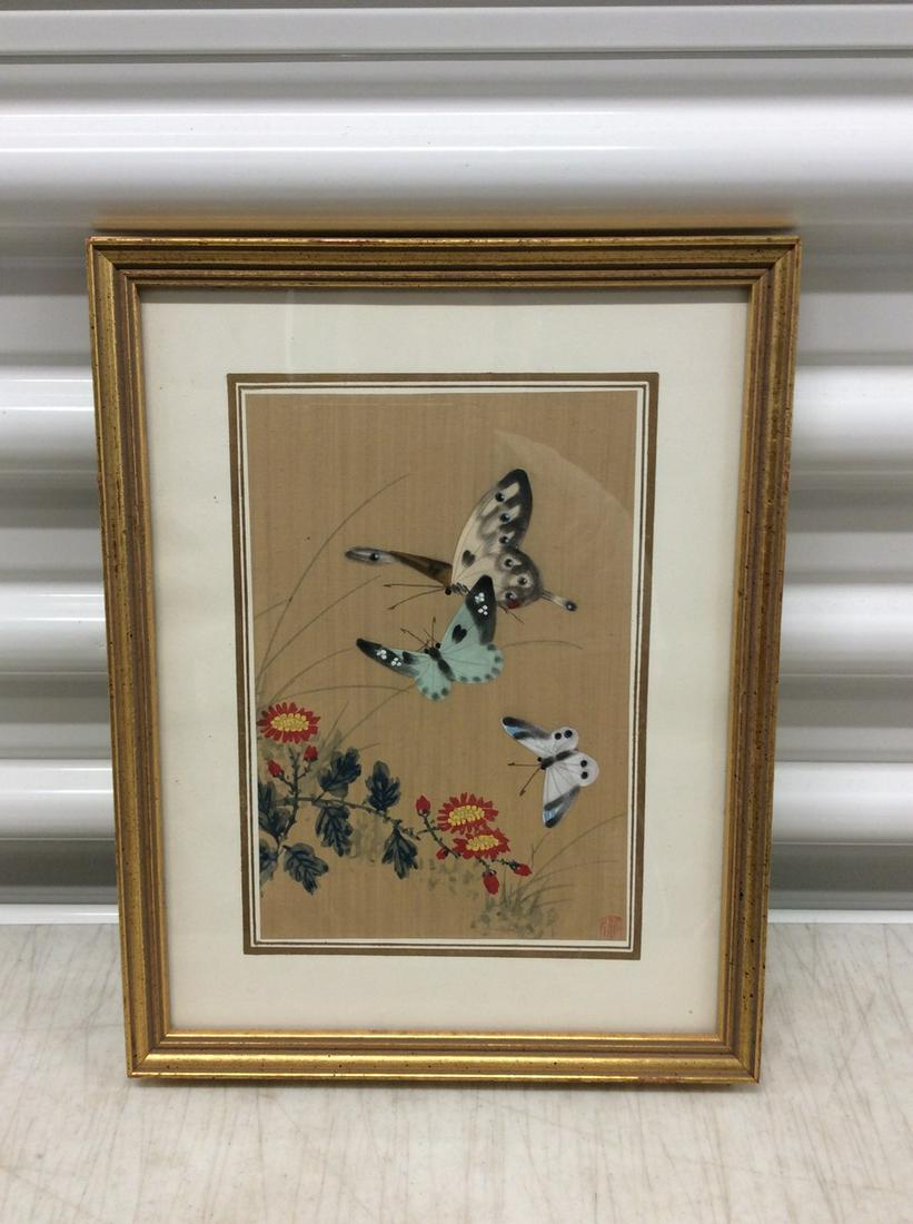 Framed artwork on tile 12x19: Framed artwork on tile 12x19