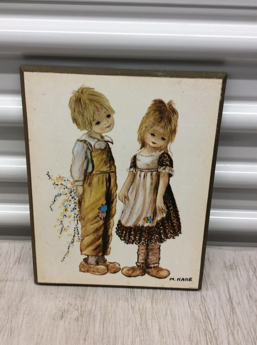 Acrylic doll painting on canvas 7.5x9.5 (1 of 1)