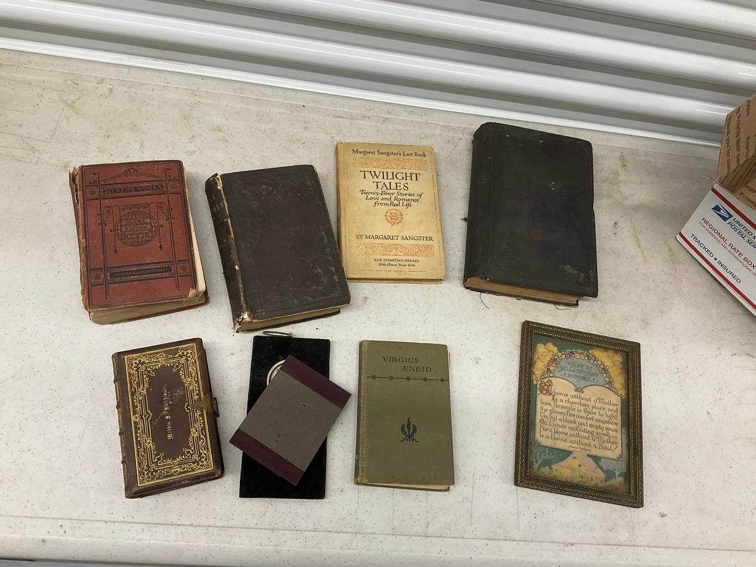 Lot of early books including David Copperfied (1868) and Common Prayer(1868) (1 of 1)