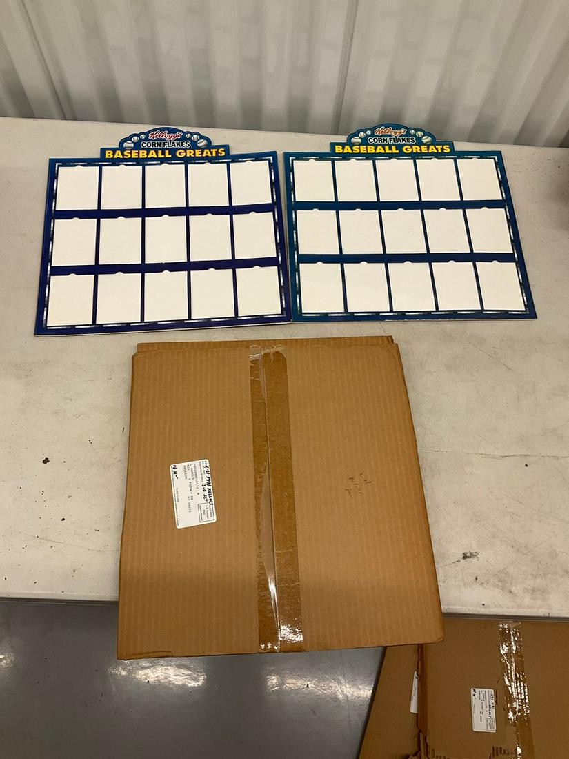 1991 Kellogg Baseball Greats display carriers and cards (3) (1 of 1)