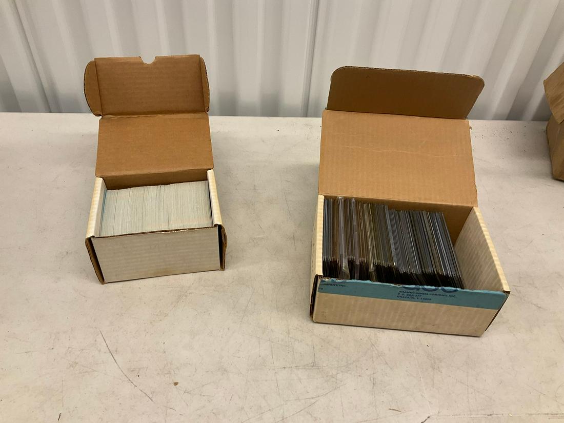 1988-89 Fleer Baseball cards and various sports cards in protector sleeves (1 of 1)