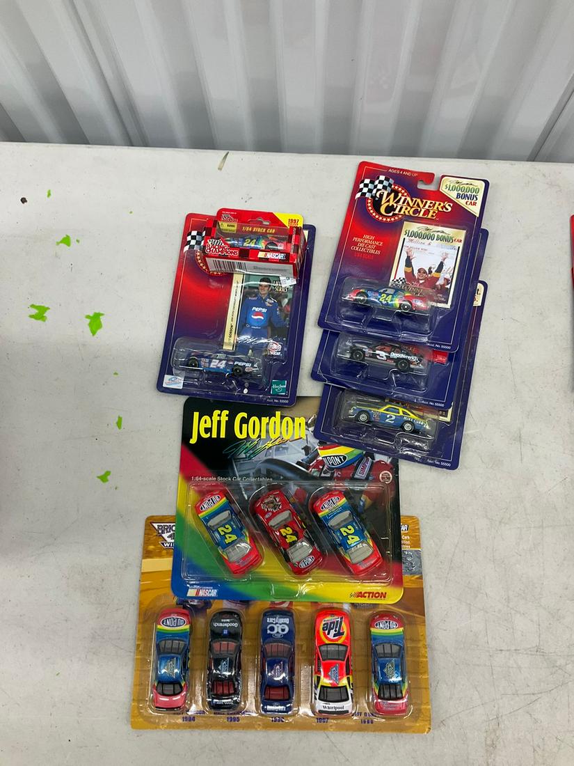 Lot of Winner's Circle, Jeff Gordon, Brick Yard 400 Winners collectible cars from late 1990s: Lot of Winner's Circle, Jeff Gordon, Brick Yard 400 Winners collectible cars from late 1990s