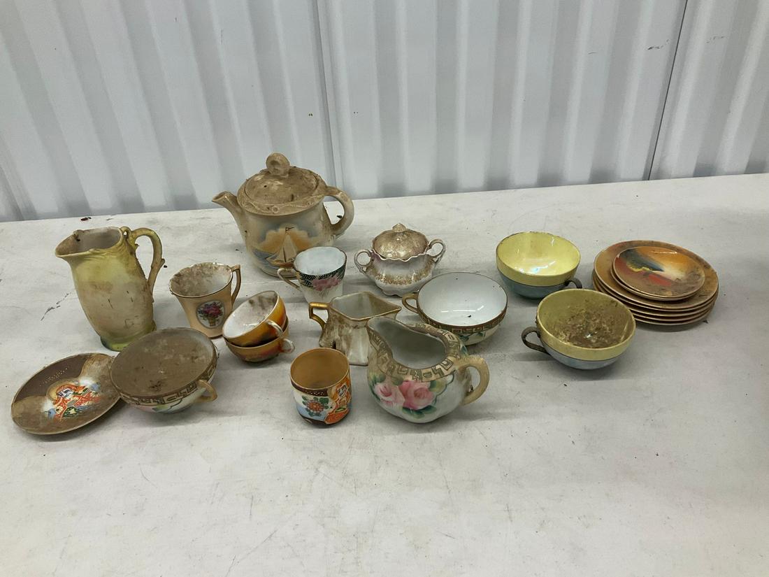 Lot of tea pot, cups, saucers, and more (1 of 1)
