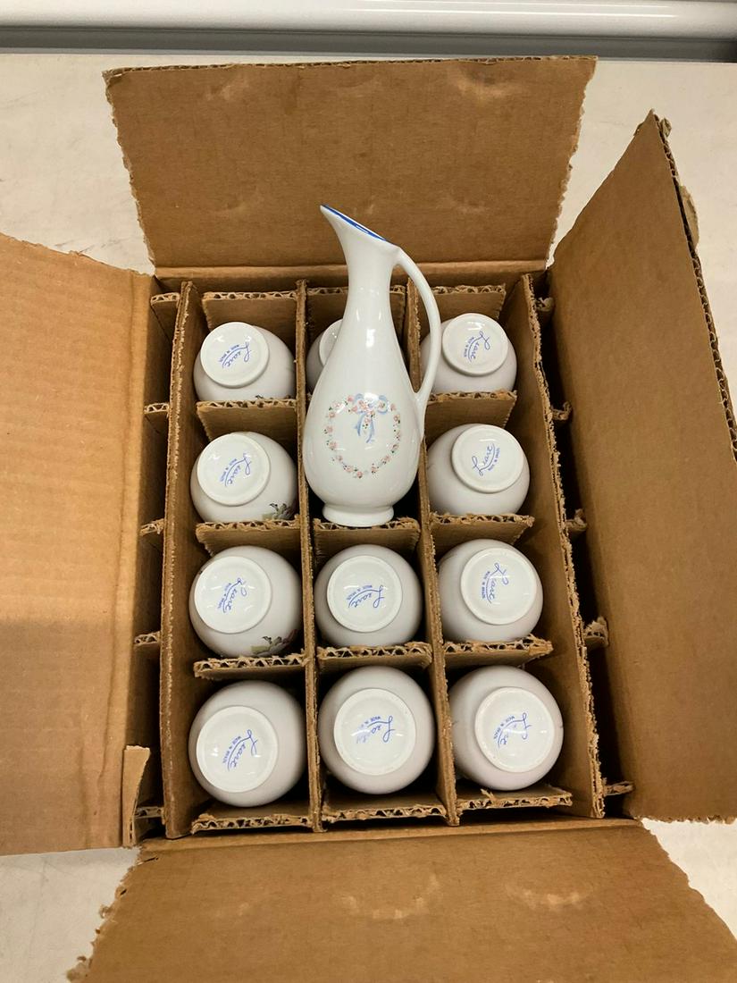 Large Lot of Schmidt Porcelain Pitchers: 5"