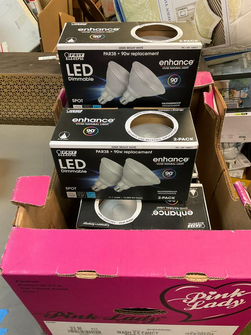 Lot of Felt Electronics 2 packs of 11.1 Watt Dimmable LEDs: Lot of Felt Electronics 2 packs of 11.1 Watt Dimmable LEDs
