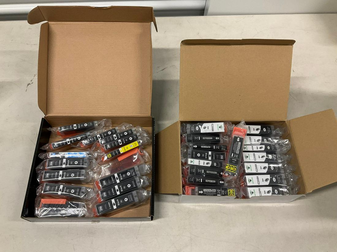 Arthur Imaging Inkjet Cartridge set (C-250 BK, C-251B(C, M, Y), PGI-250): Arthur Imaging Inkjet Cartridge set (C-250 BK, C-251B(C, M, Y), PGI-250)