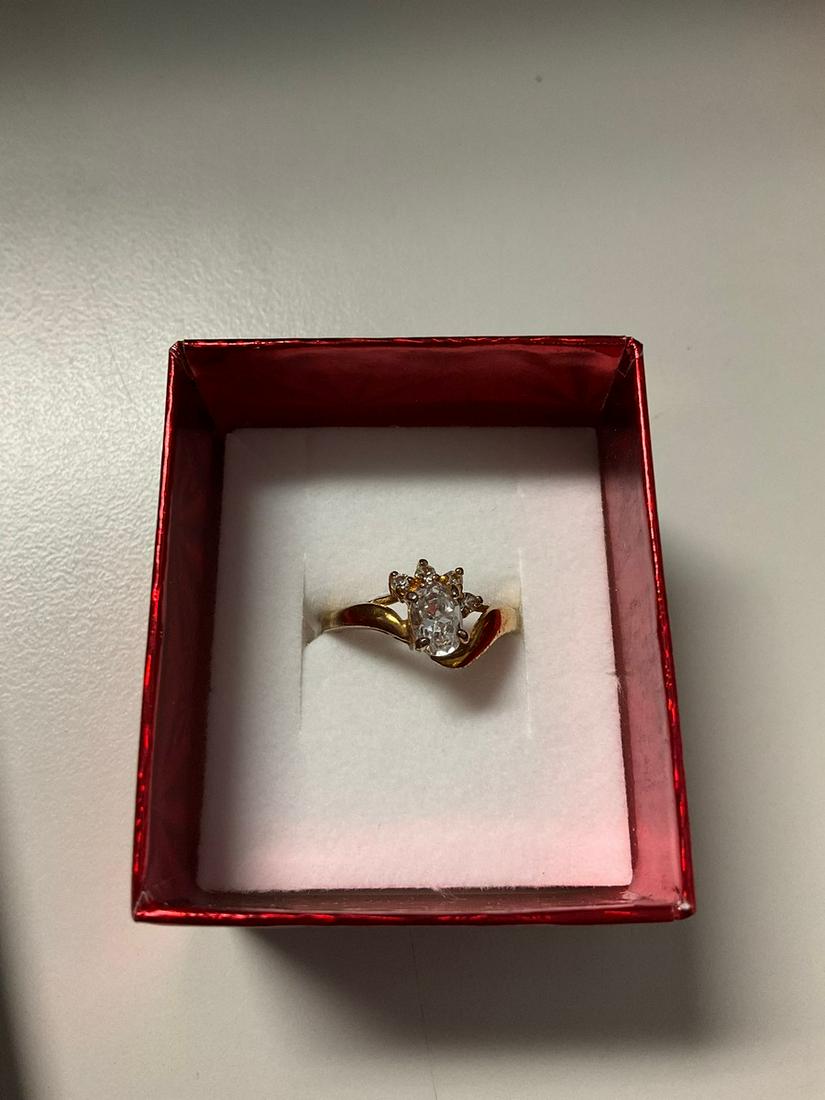 14kt Goldplated CZ Ring (1 of 1)