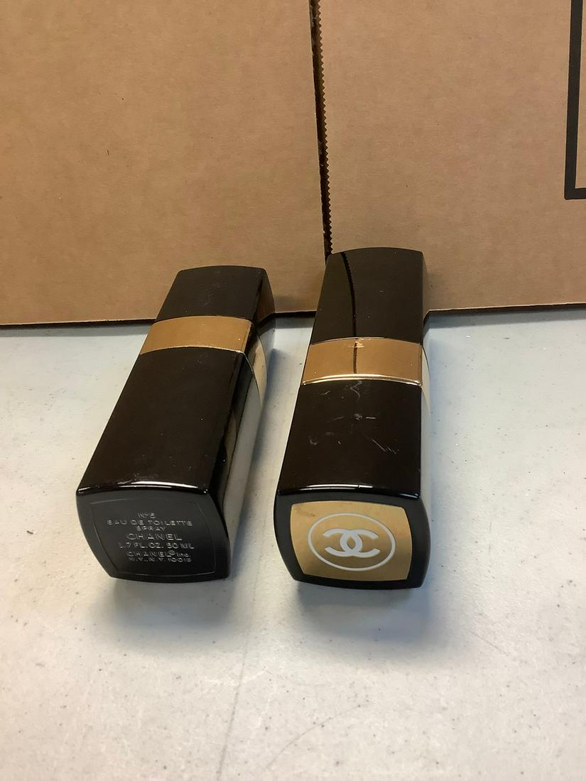 Full Bottle Vintage Chanel No. 5 Eau de Toilette Spray and One Empty Bottle (1 of 1)