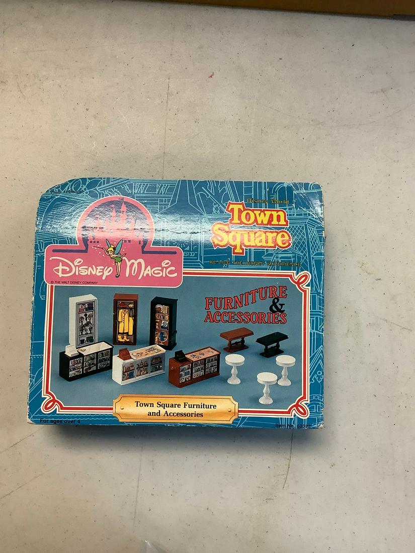 Circa 1988 "Disney Magic" Town Square Furniture Set (1 of 1)