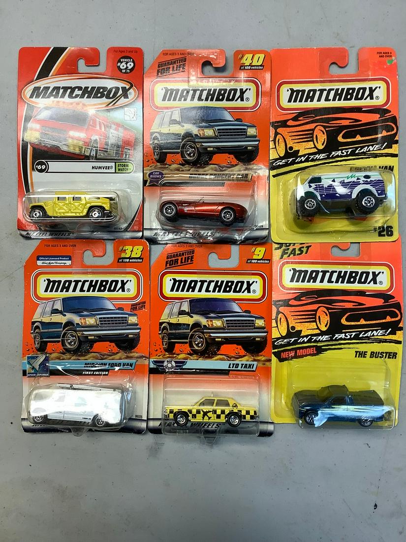 6 Circa 1990's Matchbox Cars N.I.B. (1 of 1)