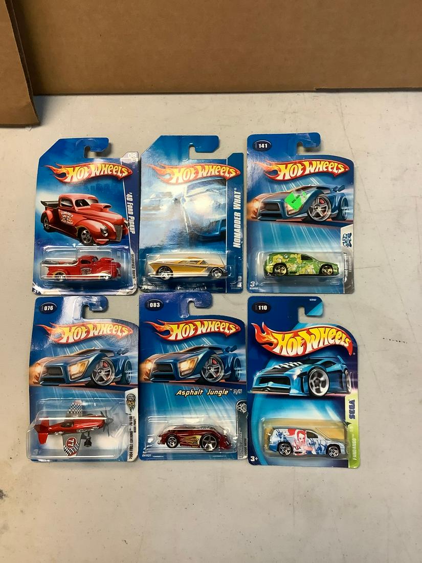 6 Vintage "Hot Wheels" Cars N.I.B. (1 of 1)