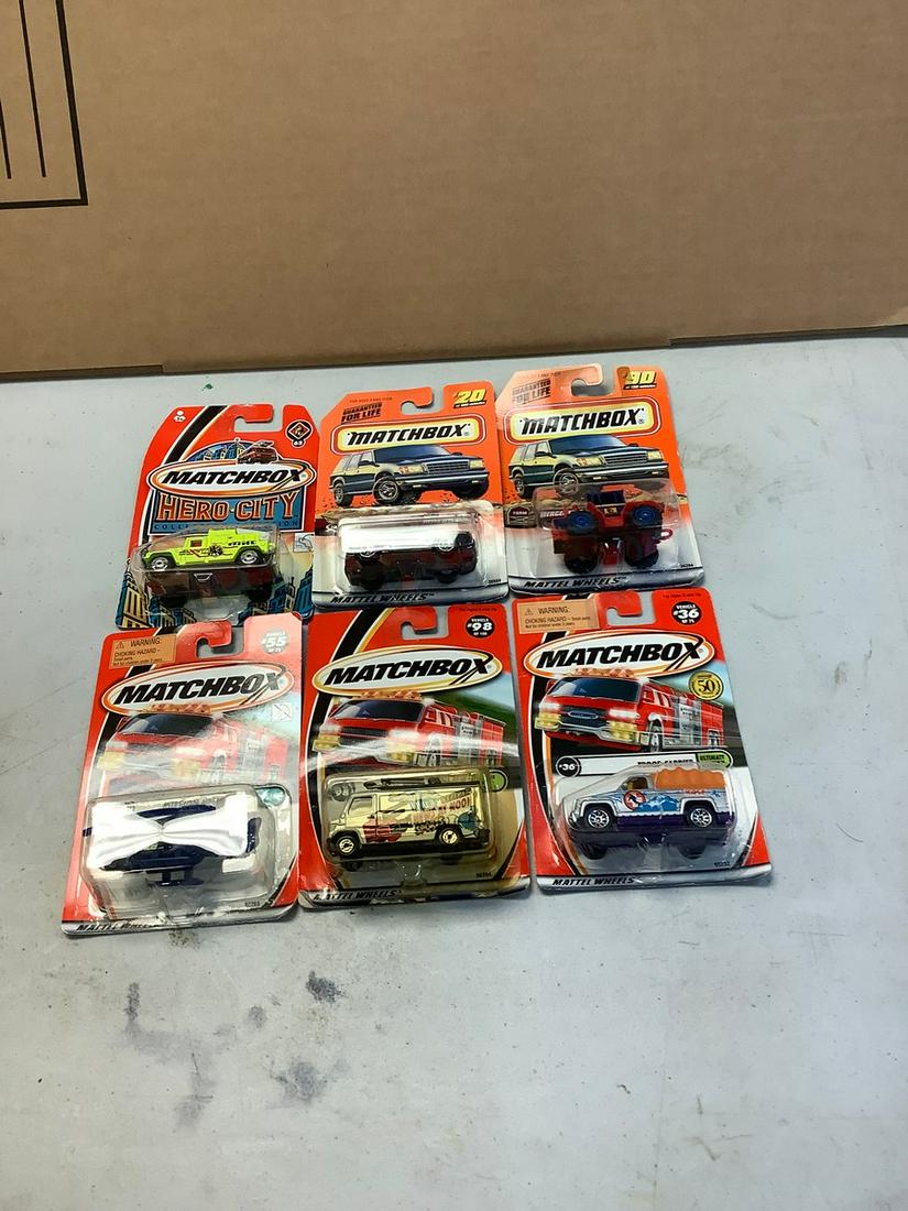 6 Circa 1990's Matchbox Cars N.I.B. (1 of 1)