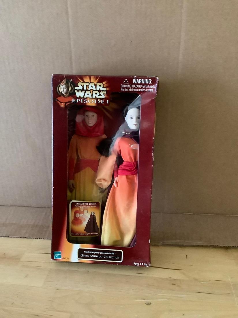Vintage Hasbro Star Wars Queen Amidala N.I.B.11 in.: Vintage Hasbro Star Wars Queen Amidala N.I.B.11 in.