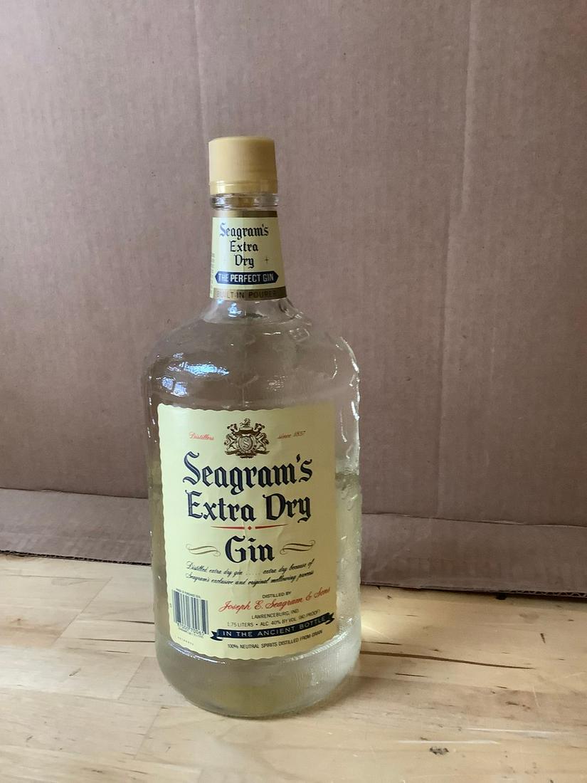 Seagram's Extra Dry Gin 1.75 Liters Sealed (1 of 1)