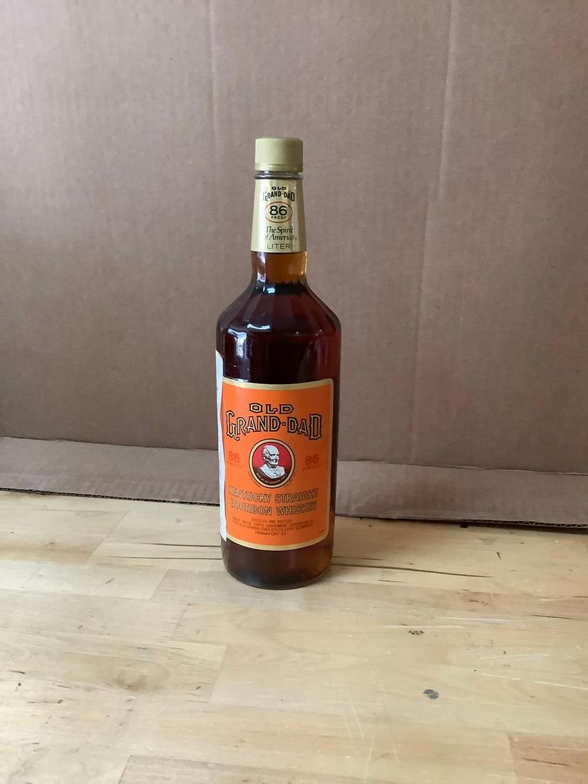 Old Grand-Dad Kentucky Straight Bourbon Whiskey 1 Liter Sealed (1 of 1)