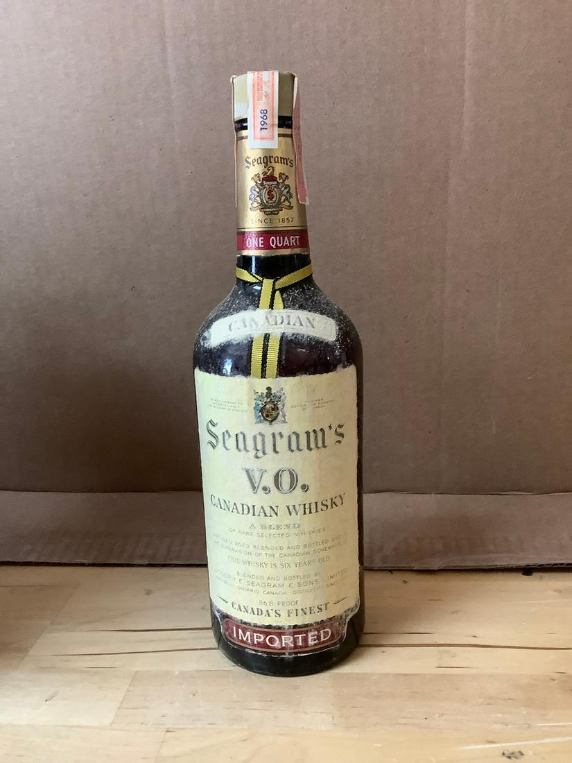 Seagram's V.O. Canadian Whisky 1qt. Sealed (1 of 1)