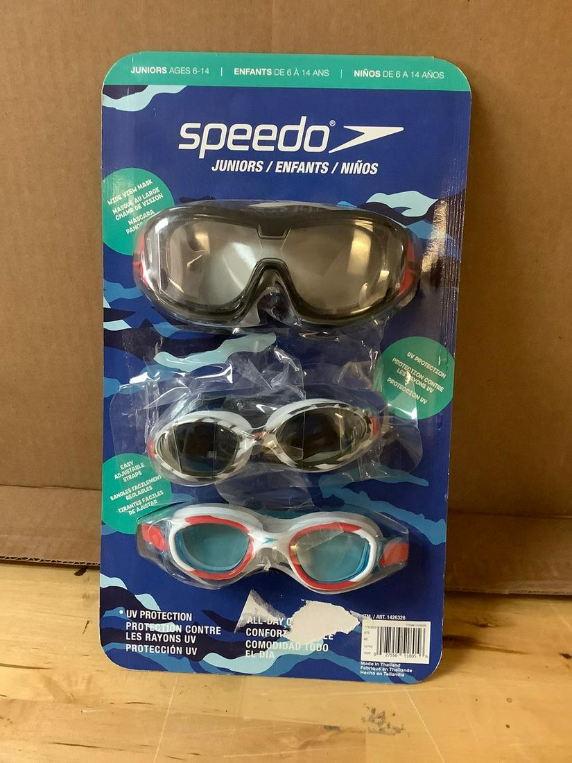 Speedo 3-Pack of Goggles N.I.B.: Speedo 3-Pack of Goggles N.I.B.