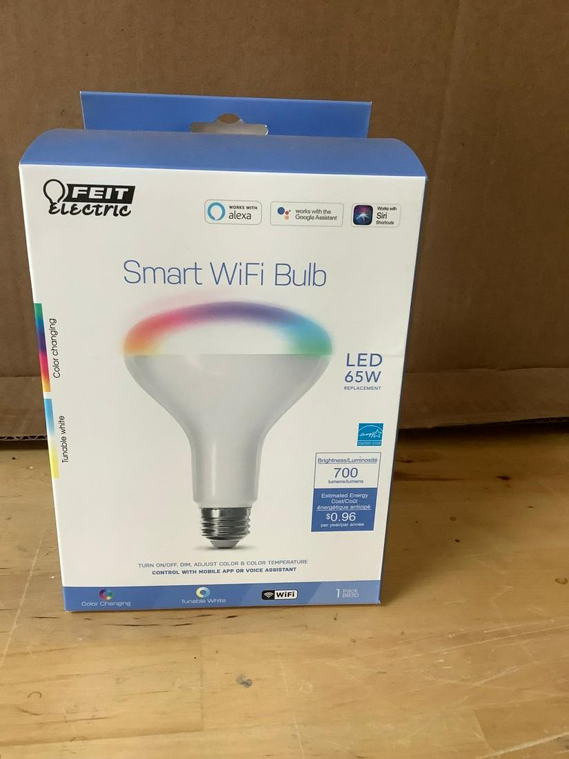Feit Electric Smart Wifi Bulb LED 65w N.I.B. (1 of 1)