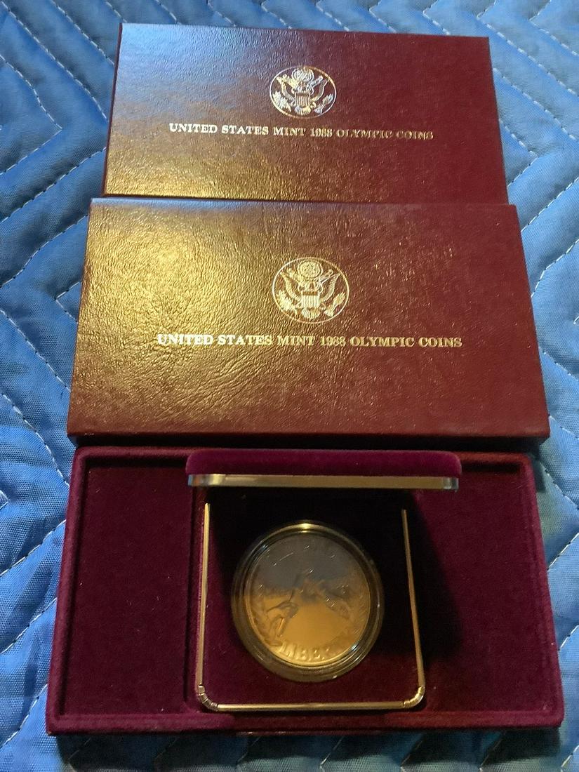 1988 Olympic 1 once Silver Coin (1 of 1)