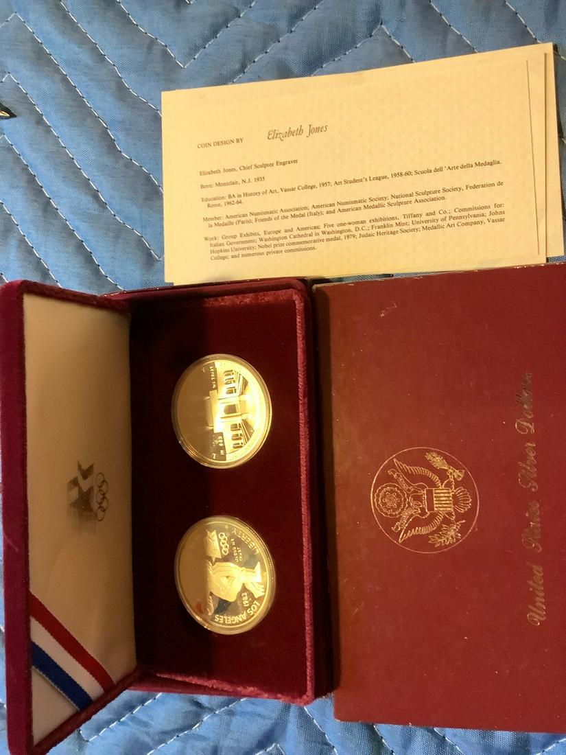 1983 S 2 Olympic Dollar proof Set (1 of 1)