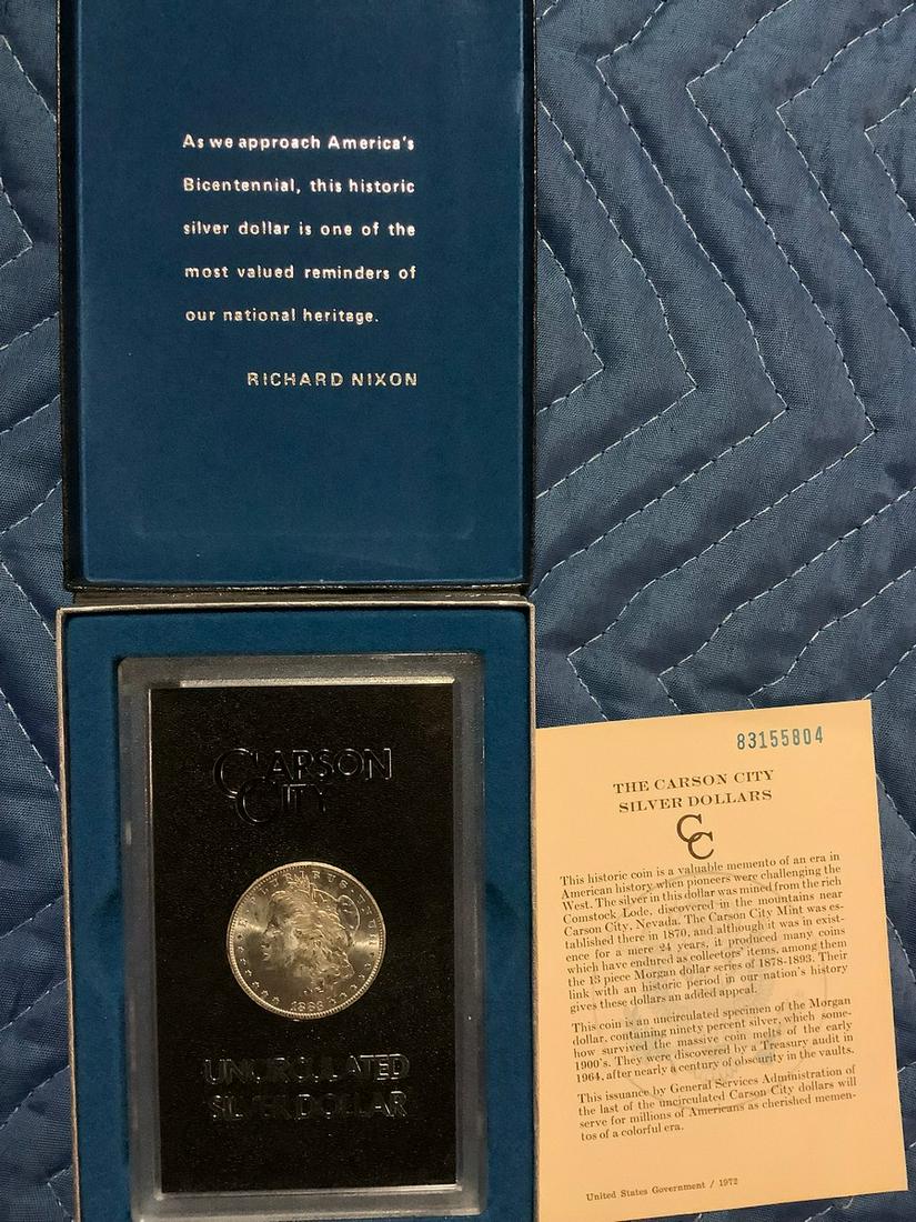 1883 CC uncirculated Morgan Silver dollar (1 of 1)