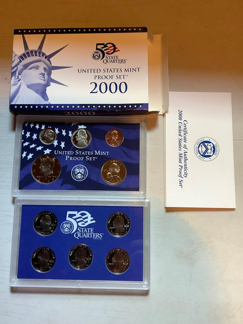 2000 - S proof set & State quarter set (1 of 1)