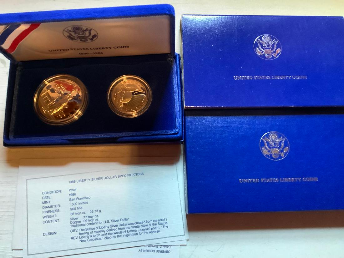 1986 - Silver Liberty Coin Set (1 of 1)