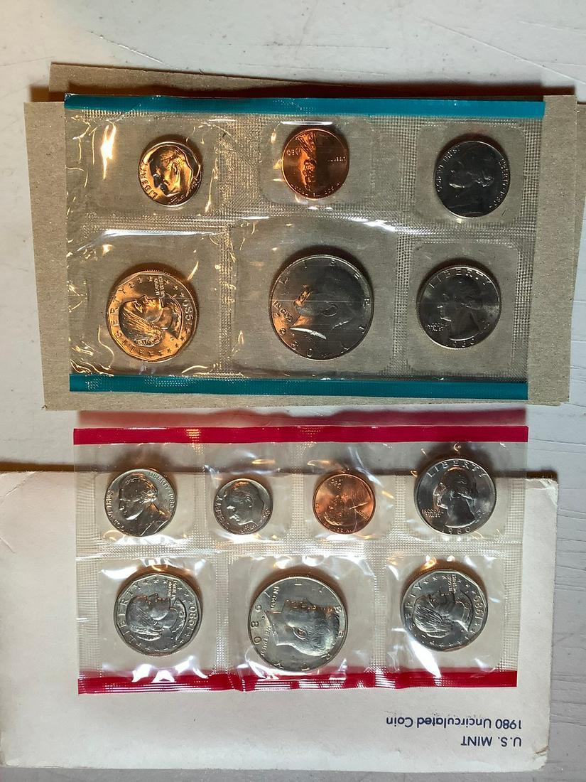 1980 Uncirculated Coin Set P&D (1 of 1)