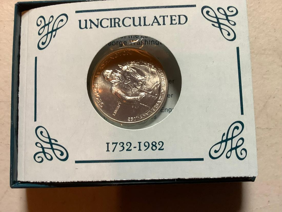 1982 uncirculated George Washington half dollar (1 of 1)