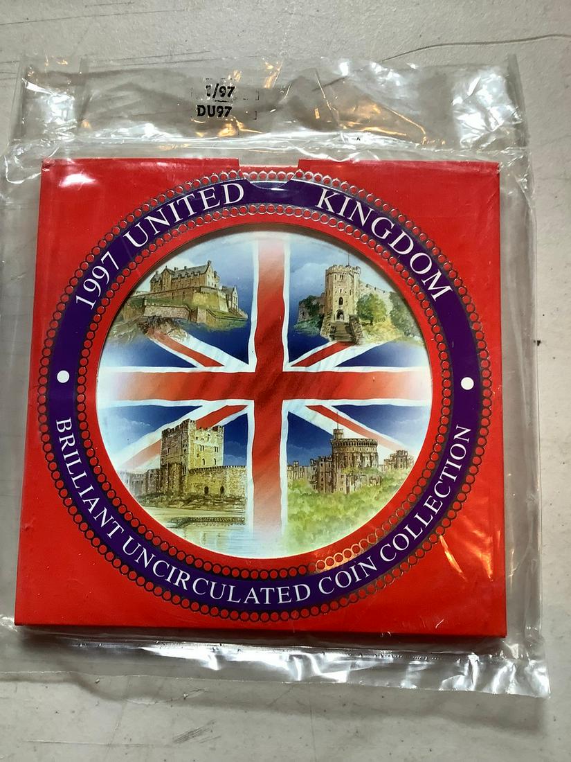 1997 UK Mint uncirculated coin set (1 of 1)