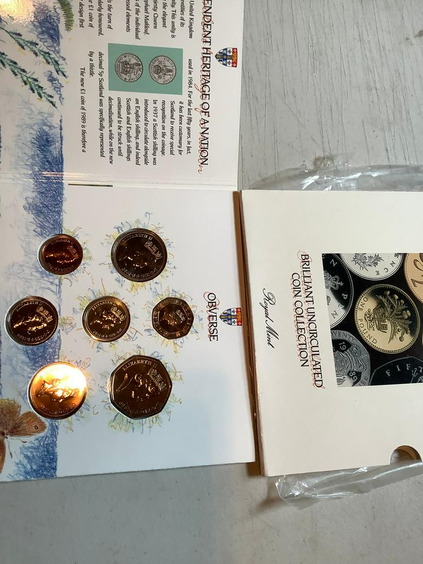 1989 UK uncirculated coin set (1 of 1)
