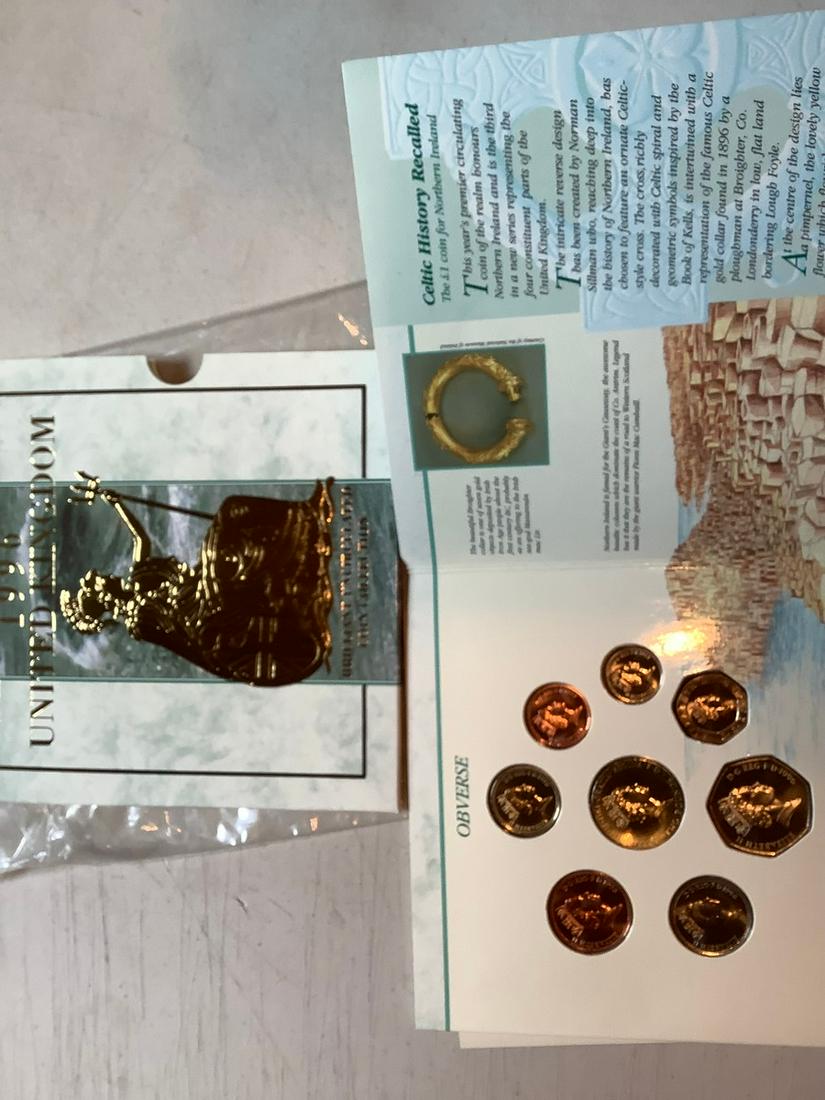 1996 UK uncirculated coin set (1 of 1)