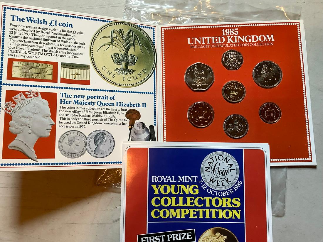 1985 UK uncirculated coin set (1 of 1)
