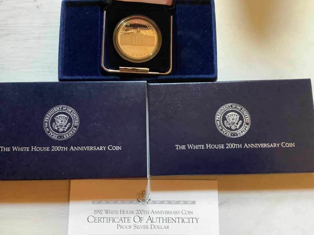 1992 White House silver dollar (1 of 1)
