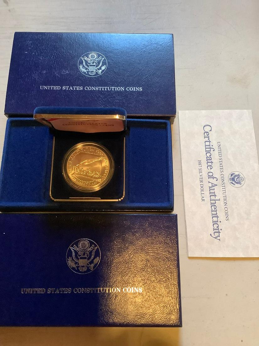 1987 Silver Dollar US Constitution (1 of 1)