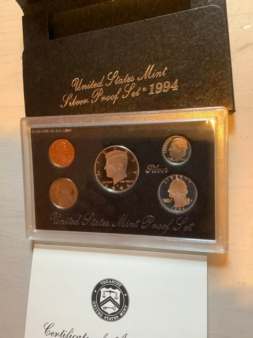 1994 - S US Mint Silver Proof Set (1 of 1)