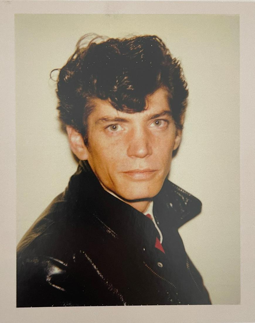 Andy Warhol - Robert Mapplethorpe - Polaroid Print: ANDY WARHOL (1928-1987) Robert Mapplethorpe Polaroid Print 5 3/4" x 7 1/4"