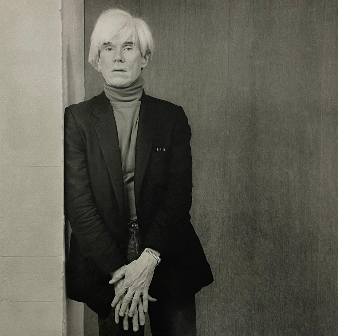 Robert Mapplethorpe - Andy Warhol, 1983: ROBERT MAPPLETHORPE (1946-1989) Andy Warhol, 1983 Print in Colors 10" x 10"