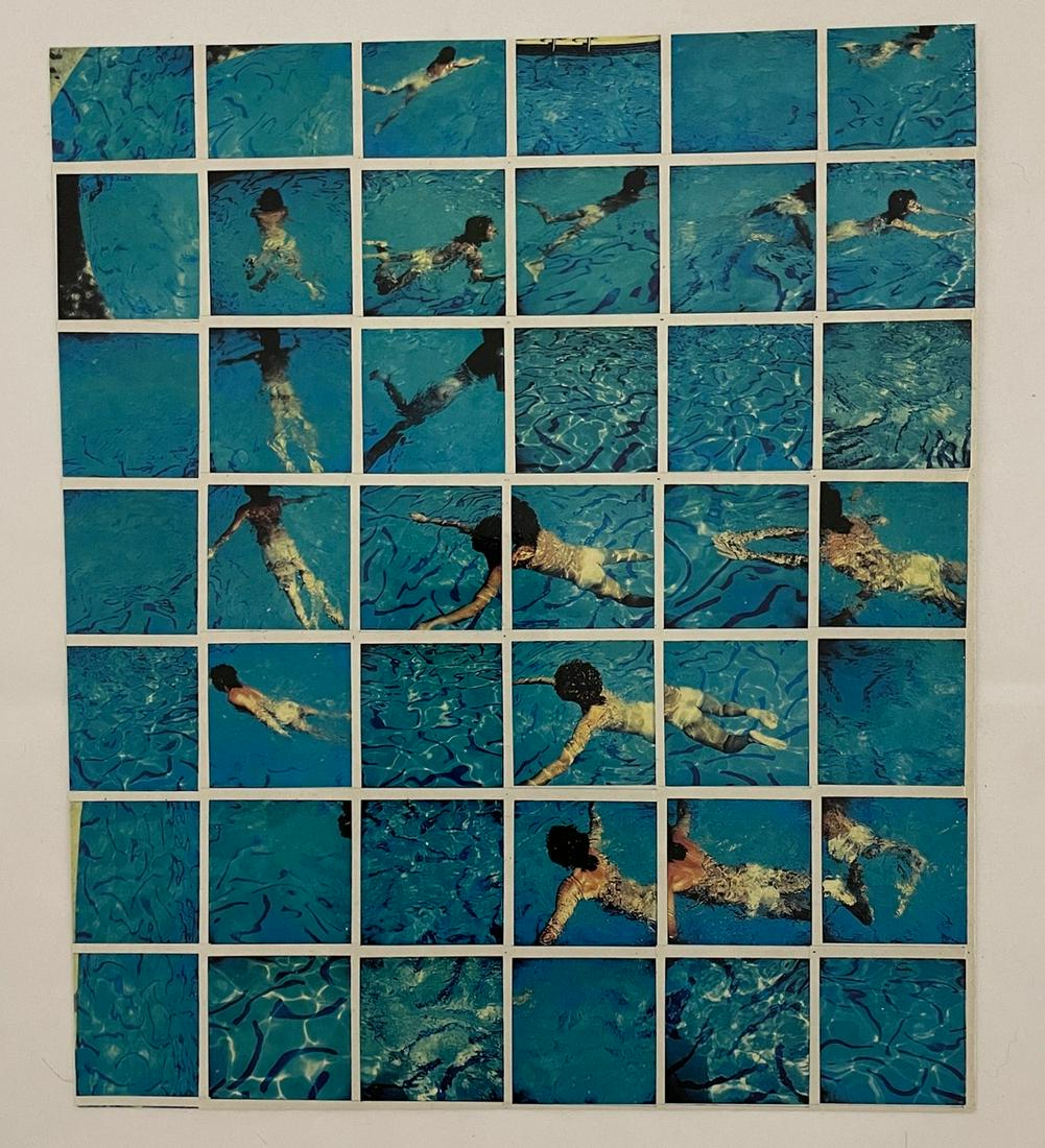 David Hockney - California Swimming Pool - Offset Lithograph: DAVID HOCKNEY (B. 1937) California Swimming Pool Offset Lithograph in Colors 9 1/4" x 11"