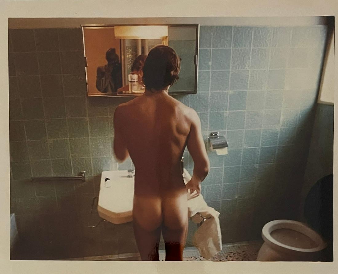 David Hockney - Peter Washing, 1976 Photograph: DAVID HOCKNEY (B. 1937) Peter Washing, 1976 Photograph, printed later 8" x 10"