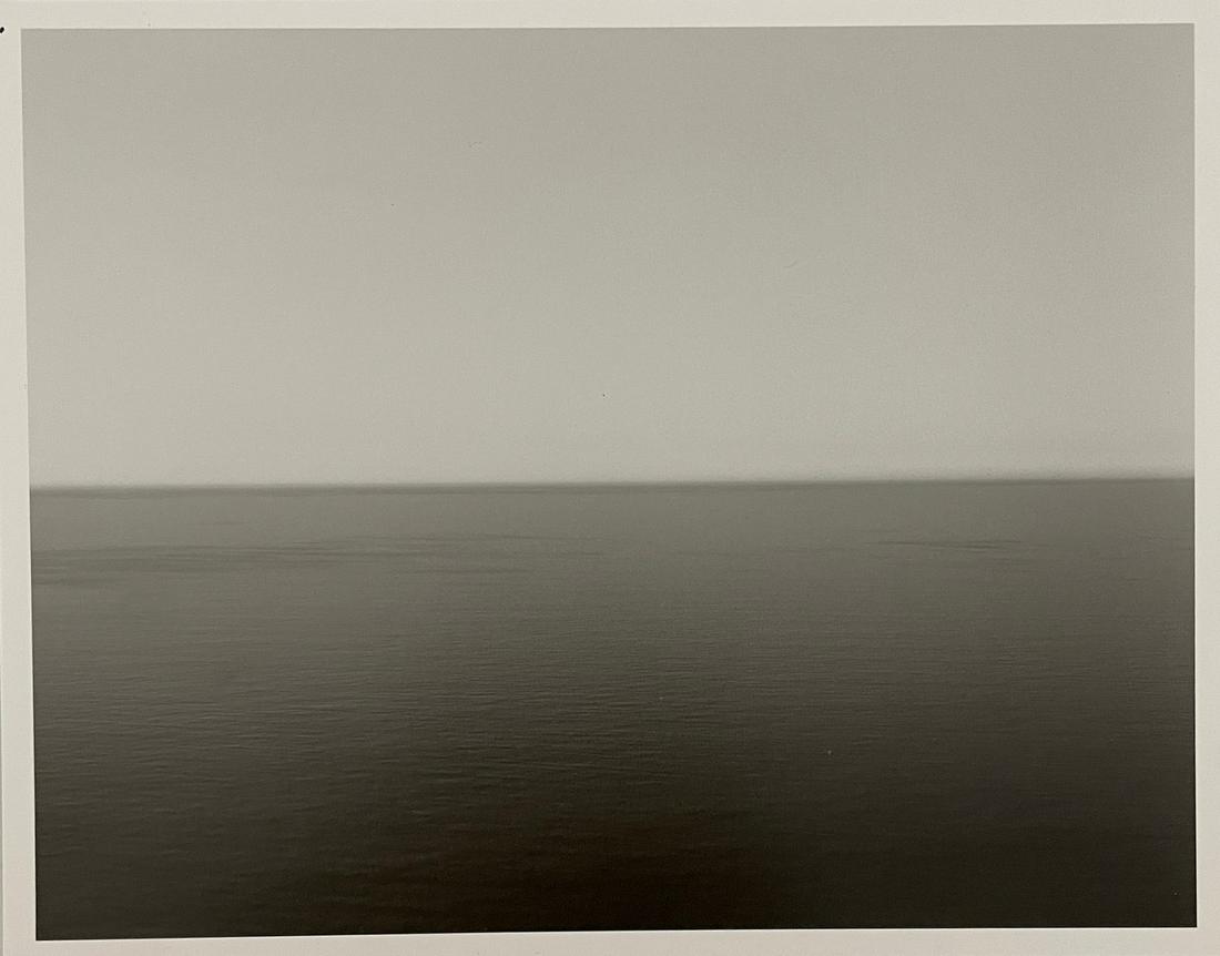 Hiroshi Sugimoto - English Channel, Weston Cliff, 1994: HIROSHI SUGIMOTO (B. 1974) English Channel, Weston Cliff, 1994 Printed by Grafiche Damiana, Italy Print in Colors 8.5 x 6.5 inches