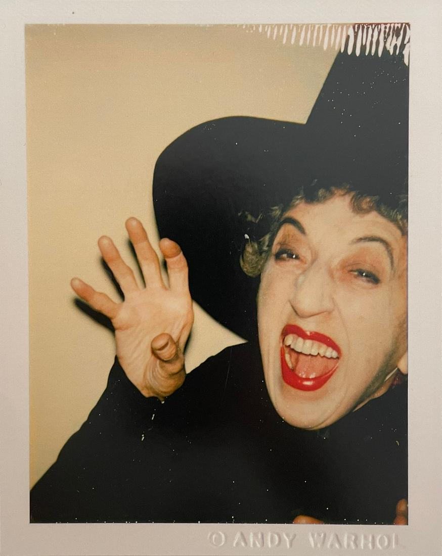 Andy Warhol - Witch - Polaroid Print: ANDY WARHOL (1928-1987) Witch Polaroid Print 6" x 7 1/4"